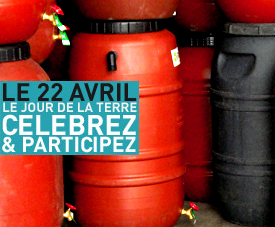 Barils d'eau des Fonds Éco IGA