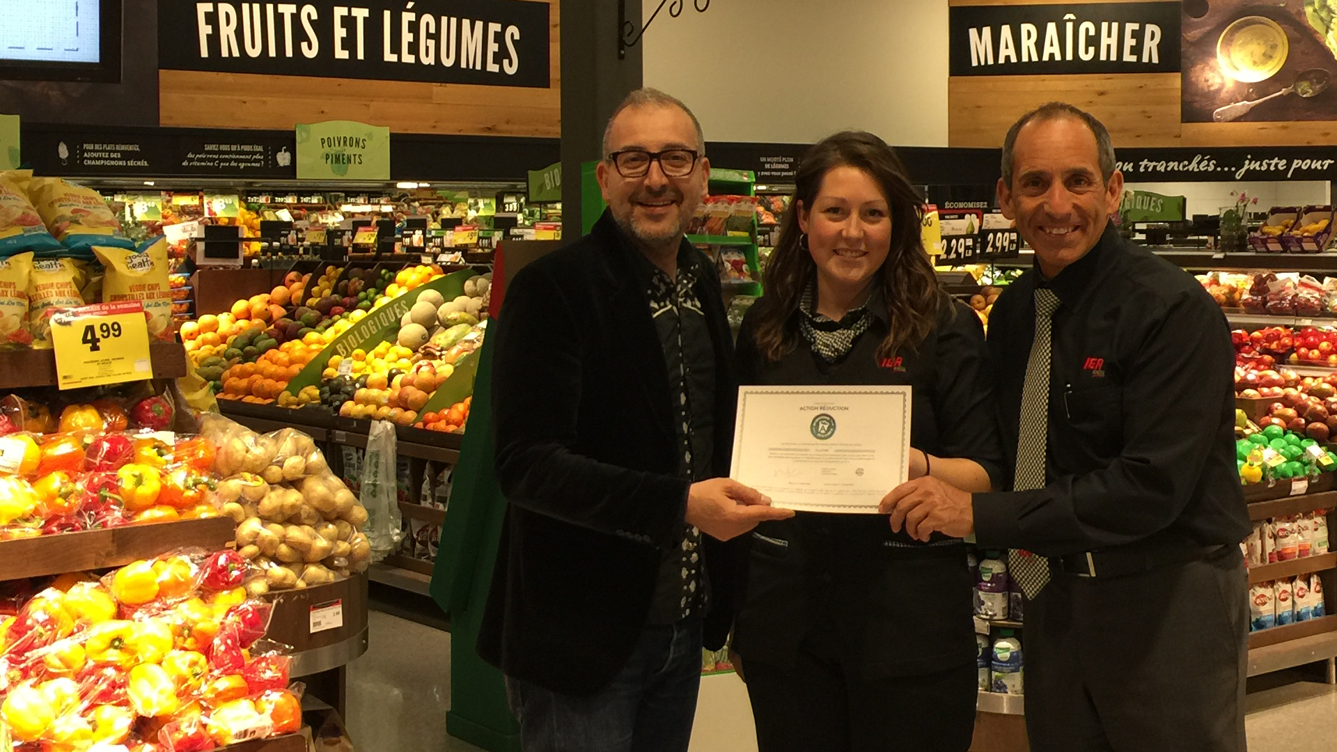 20170505_IGA_La_Seigneurie_Blainville_Action_Reduction_jour_de_la_terre_Quebec